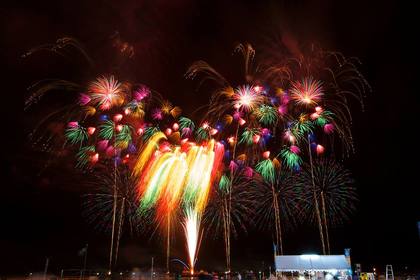 いわき花火大会 2013 小名浜アクアマリンパーク