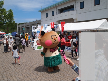 フラおじさん　オリジナルグッズ　フラおじさんの切手発売