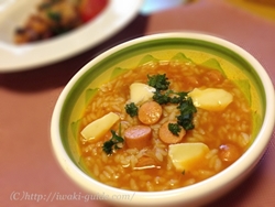 トマト鍋のリメイク トマト雑炊