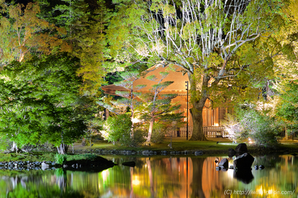 白水阿弥陀堂ライトアップ