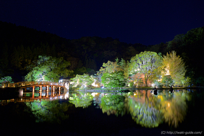 白水阿弥陀堂ライトアップ