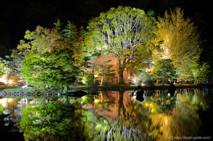 白水阿弥陀堂ライトアップ