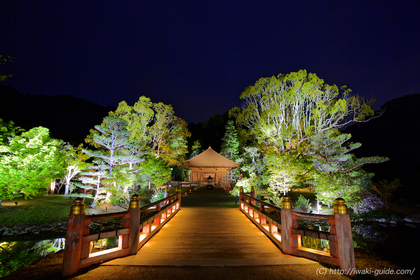 白水阿弥陀堂ライトアップ