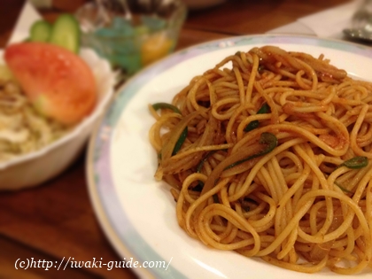 いわき　喫茶店　風車　ナポリタンが美味しい