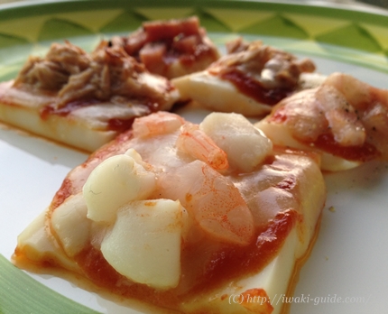 かまぼこピザwithとまとランドいわき