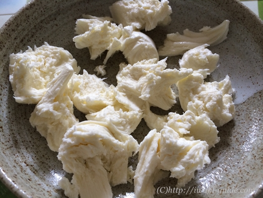 桃モッツァレラレシピ