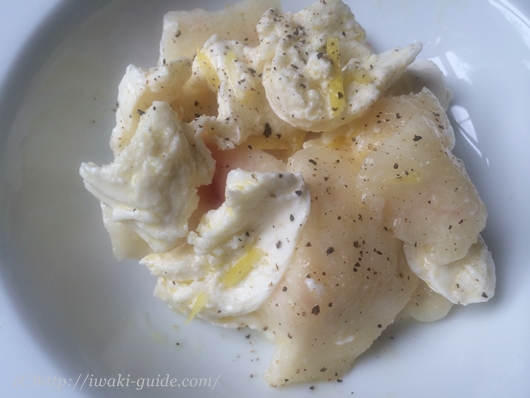 桃モッツァレラレシピ