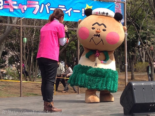 フラおじさんinゆるキャラパーティー