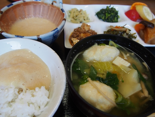 とろろ屋半兵衛　麦とろご飯すいとん付き