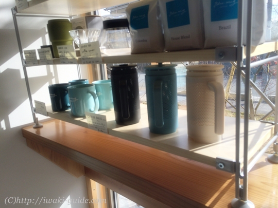 オリジナル ブルーマグコーヒーのマグカップ