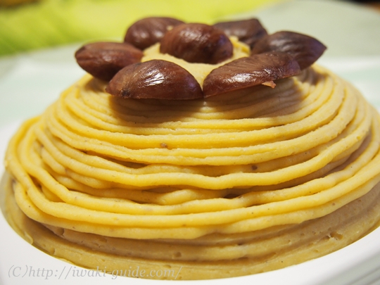 ふたば茶亭の和栗モンブラン