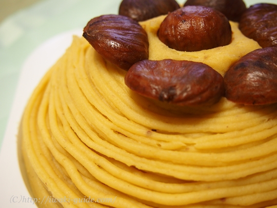 ふたば茶亭の和栗モンブラン