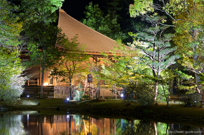 白水阿弥陀堂ライトアップ