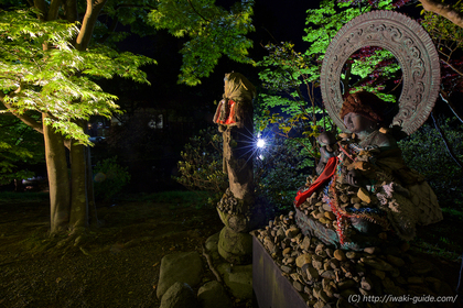 白水阿弥陀堂ライトアップ