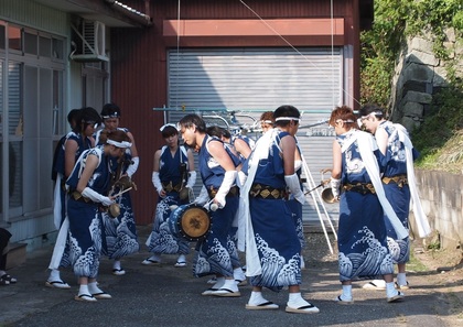 いわき回転櫓　盆踊り　内郷
