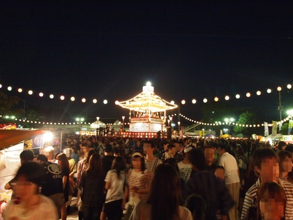 いわき盆踊り　内郷　回転櫓