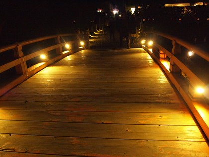 白水阿弥陀堂　紅葉ライトアップ2013