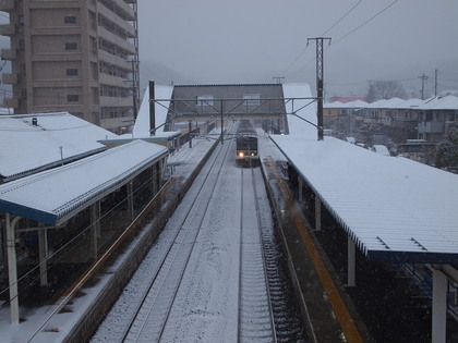 雪の白水阿弥陀堂