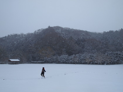 雪の白水阿弥陀堂