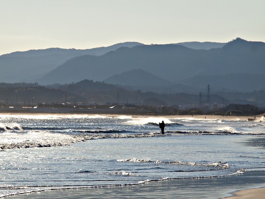 勿来海岸（菊多浦）の景色