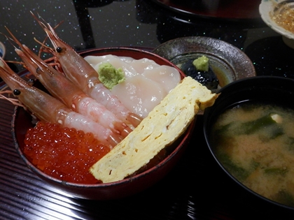 刺身定食　歩くうに　一平　いわき