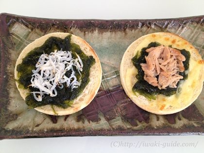 いわきマフィンレシピ　青のりレシピ