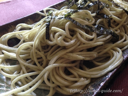 いわき青のり麺　カレーリメイクレシピ