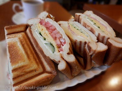 喫茶店BREAK(ブレイク) ミックスグリルサンドイッチ