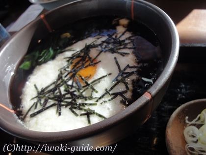 とろろ蕎麦 いわき蕎麦 いわき更科