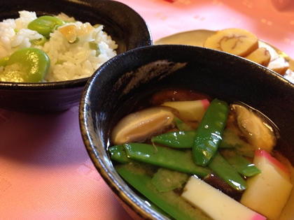 かまぼこレシピ　味噌汁